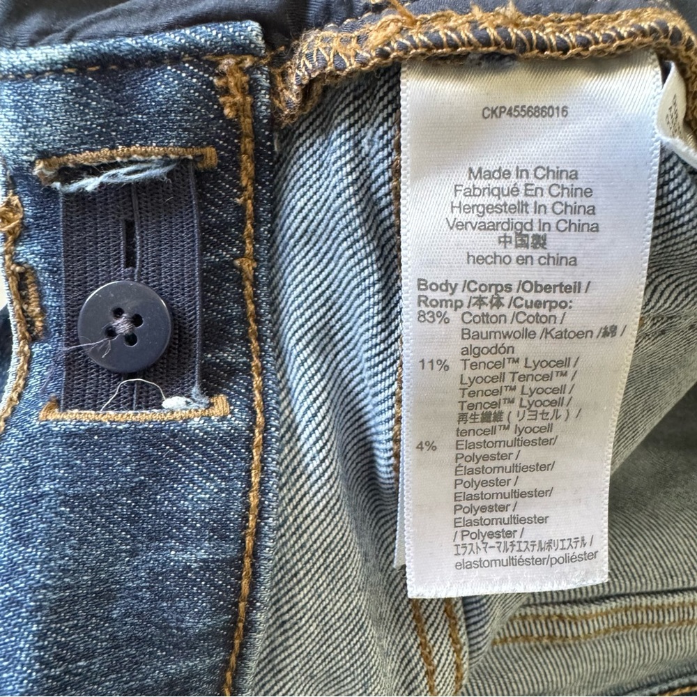 Madewell Side Panel Maternity Skinny Jeans 27 - Picture 8 of 14